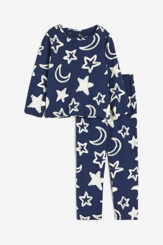 H & M - Jerseypyjama - Blau - Kinder