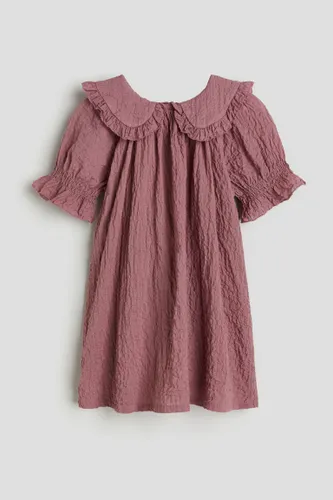 H & M - Kleid aus Seersucker - Rosa - Kinder