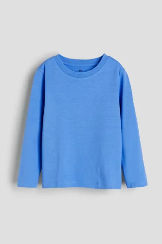 H & M - Langarm-T-Shirt - Blau - Kinder