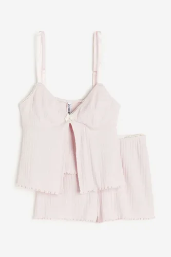 H & M - Lingerie-Top und Shorts für die Nacht - Rosa - Damen