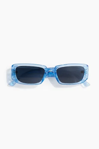 H & M - Ovale Sonnenbrille - Blau - Herren