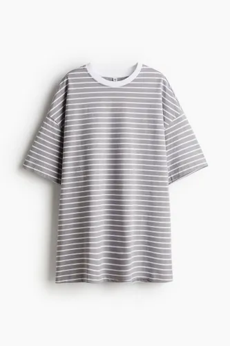 H & M - Oversized T-Shirt - Weiß - Damen