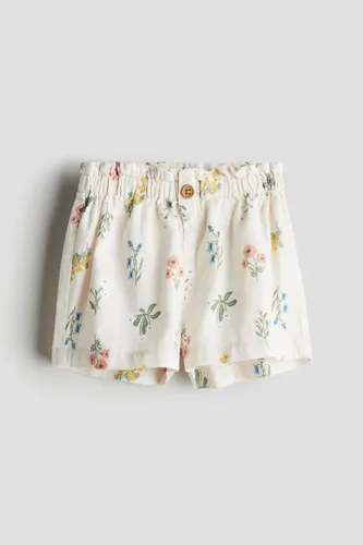 H & M - Paperbag-Shorts - Beige - Kinder