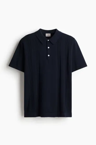 H & M - Poloshirt aus Pima-Baumwolle in Regular Fit - Blau - Herren