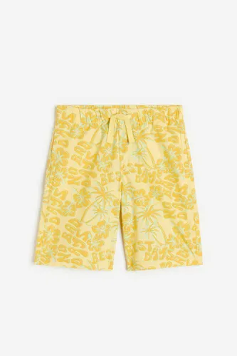 H & M - Pull-on-Shorts aus Baumwolle - Gelb - Kinder