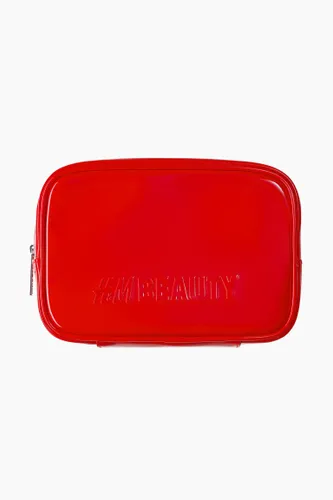 H & M - Rechteckige Kosmetiktasche - Rot - Beauty