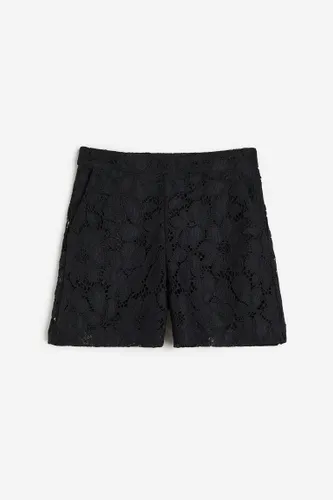 H & M - Shorts aus Spitze - Schwarz - Damen