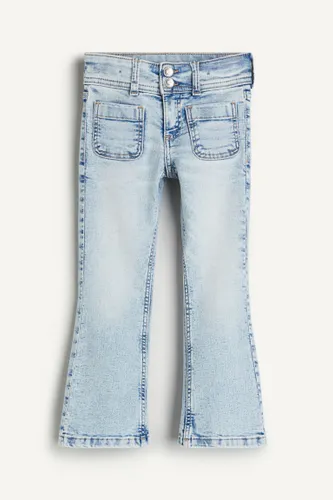 H & M - Superstretch Flared Leg Jeans - Blau - Kinder
