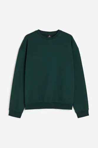 H & M - Sweatshirt in Loose Fit - Grün - Herren