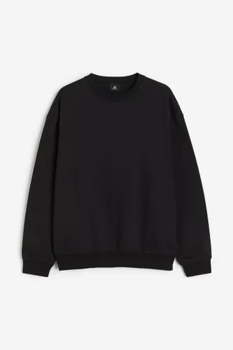 H & M - Sweatshirt in Loose Fit - Schwarz - Herren