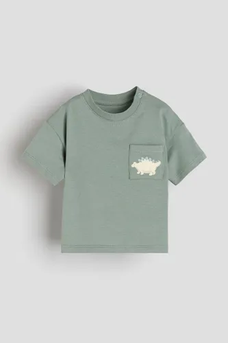 H & M - T-Shirt aus Baumwolljersey - Grün - Kinder
