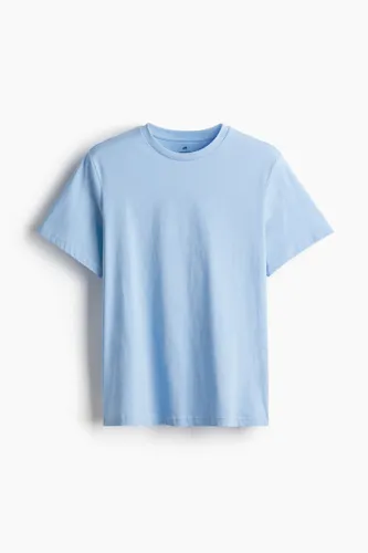 H & M - T-Shirt in Regular Fit - Blau - Herren