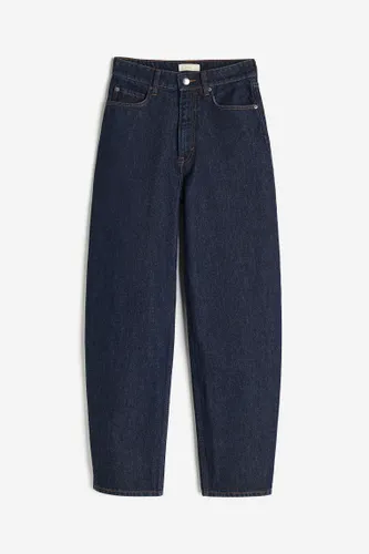H & M - Tapered Regular Jeans - Blau - Damen