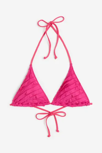 H & M - Triangel-Bikinitop - Rosa - Damen