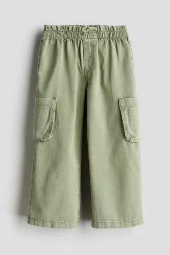 H & M - Wide Fit Jeans - Grün - Kinder
