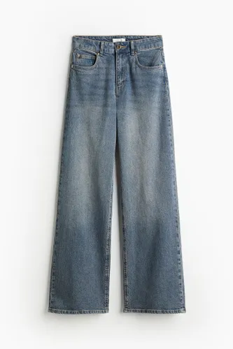 H & M - Wide High Jeans - Blau - Damen