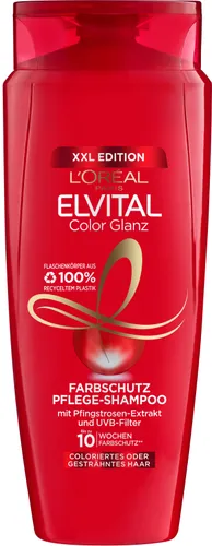 Haarshampoo L'ORÉAL PARIS "L'Oréal Paris Elvital Color Glanz Shampoo" Haarpflegemittel Gr. 700,0 ml, farblos (transparent) Shampoo
