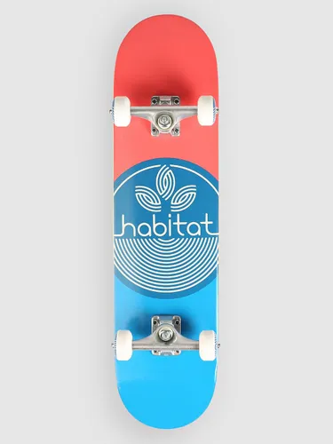 Habitat Leaf Dot 7.75" Skateboard blue