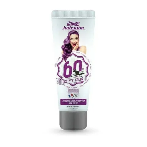 Hairgum Sixty's Semipermanente Färbung 60 ml Violett