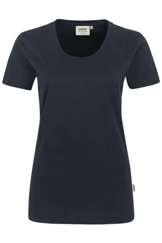 HAKRO Regular Fit Damen T-Shirt schwarz, Einfarbig