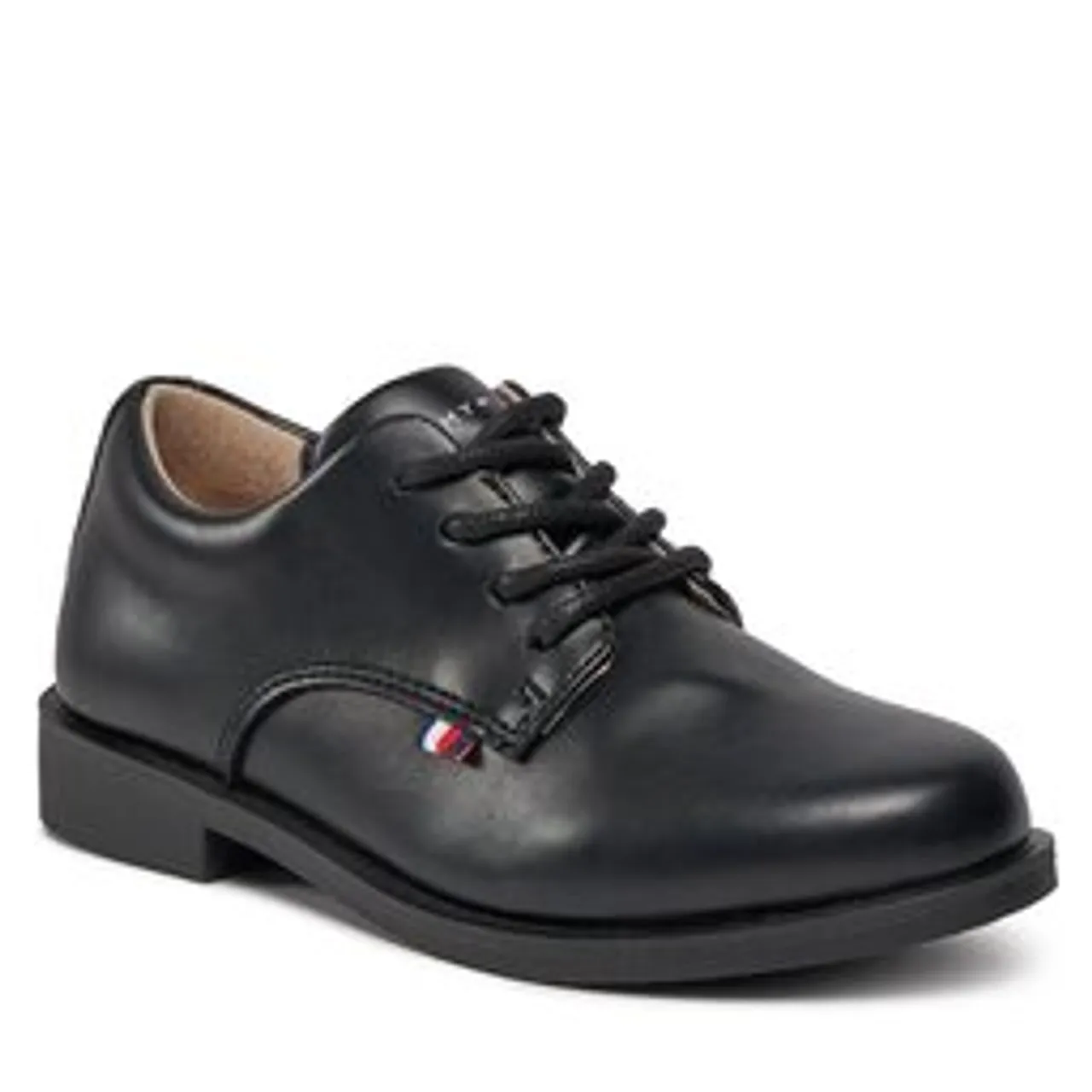 Halbschuhe Tommy Hilfiger Low Cut Lace Up Shoe T3B4-33174-1355 Black 999