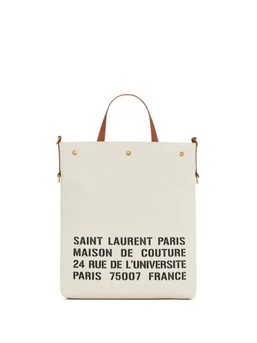 Handtasche aus Canvas mit Logo