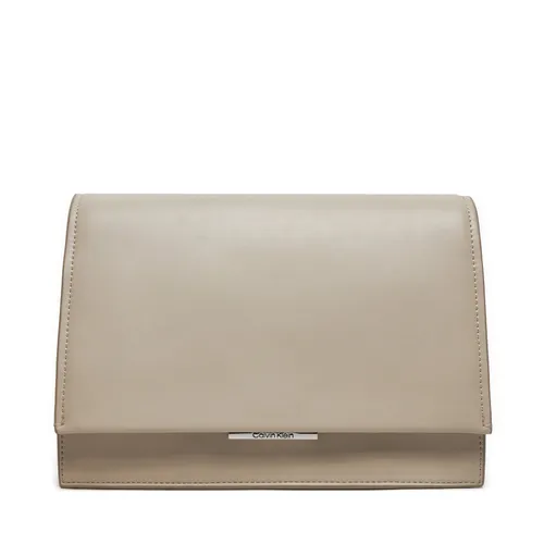 Handtasche Calvin Klein Ck Linear Shoulder Bag K60K612158 Beige