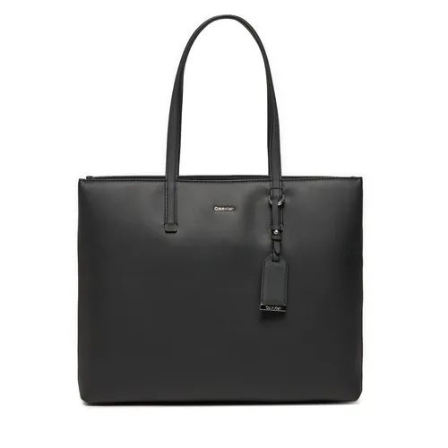 Handtasche Calvin Klein Ck Must Shopper Md_Pu/Nubuck K60K611677 Ck Black BEH