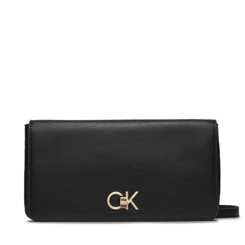 Handtasche Calvin Klein Re-Lock Double Gusette K60K611336 Ck Black BEH