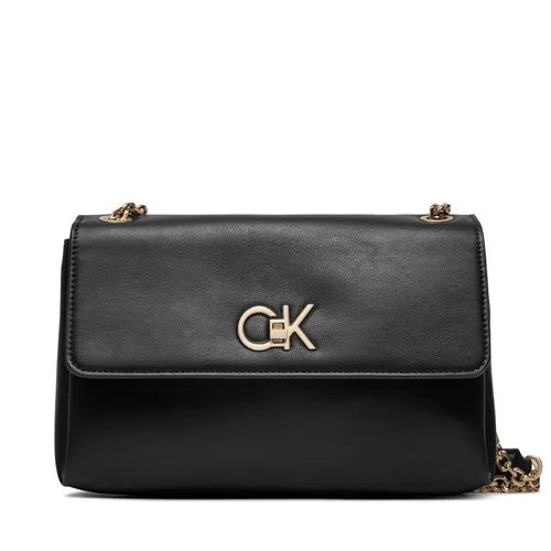 Handtasche Calvin Klein Re-Lock Ew Conv Crossbody K60K611084 Ck Black BEH