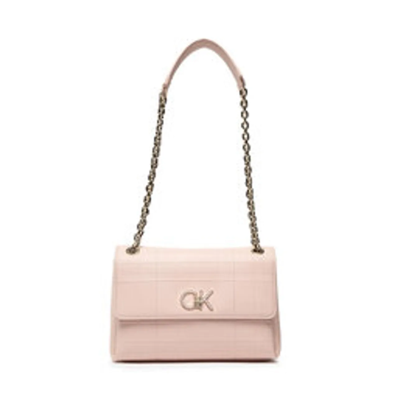 Handtasche Calvin Klein Re-Lock Ew Conv Xbody Quilt K60K609682 Spring Rose TER