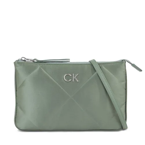 Handtasche Calvin Klein Re-Lock Quilt Crossbody - Satin K60K611299 Sea Spray LKG