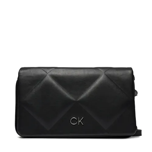 Handtasche Calvin Klein Re-Lock Quilt Shoulder Bag K60K611021 Ck Black BEH