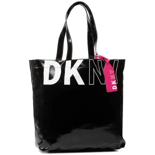Handtasche DKNY Zoe-Tote R01AEH41 Blk/Wht BLW