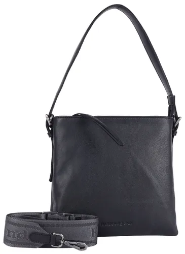 Handtasche HARBOUR 2ND Gr. B/H/T: 25 cm x 23 cm x 12 cm, grau (ash) Damen Taschen Handtaschen mit abnehmbaren Textilumhängeriemen