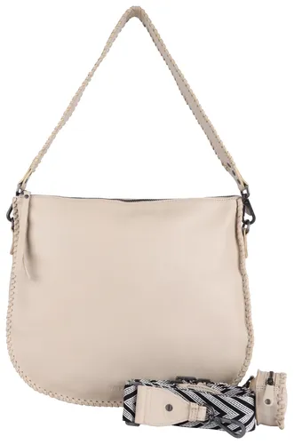 Handtasche HARBOUR 2ND "Sarina" Gr. B/H/T: 37 cm x 32 cm x 11 cm, beige (cream) Damen Taschen Handtaschen