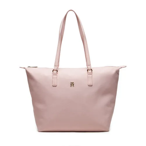 Handtasche Tommy Hilfiger Poppy Canvas Tote AW0AW15983 Whimsy Pink TJQ