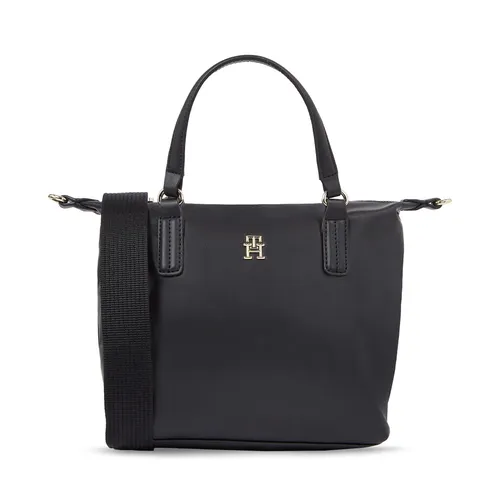 Handtasche Tommy Hilfiger Poppy Plus Small Tote AW0AW15592 Black BDS