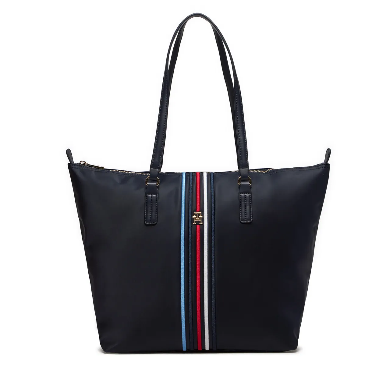 Handtasche Tommy Hilfiger Poppy Tote Corp AW0AW15981 Space Blue DW6