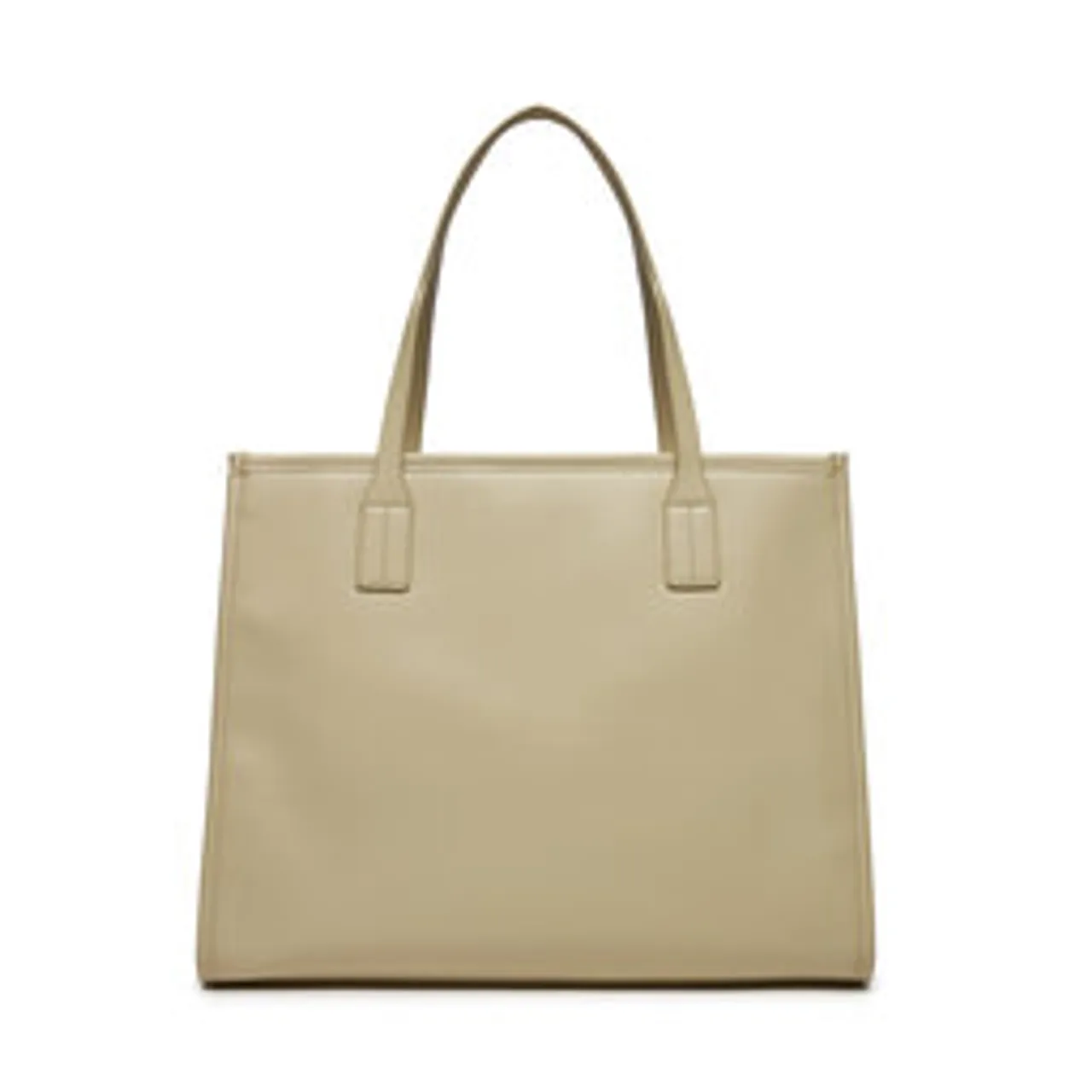 Handtasche Tommy Hilfiger Th City Tote AW0AW15690 White Clay AES