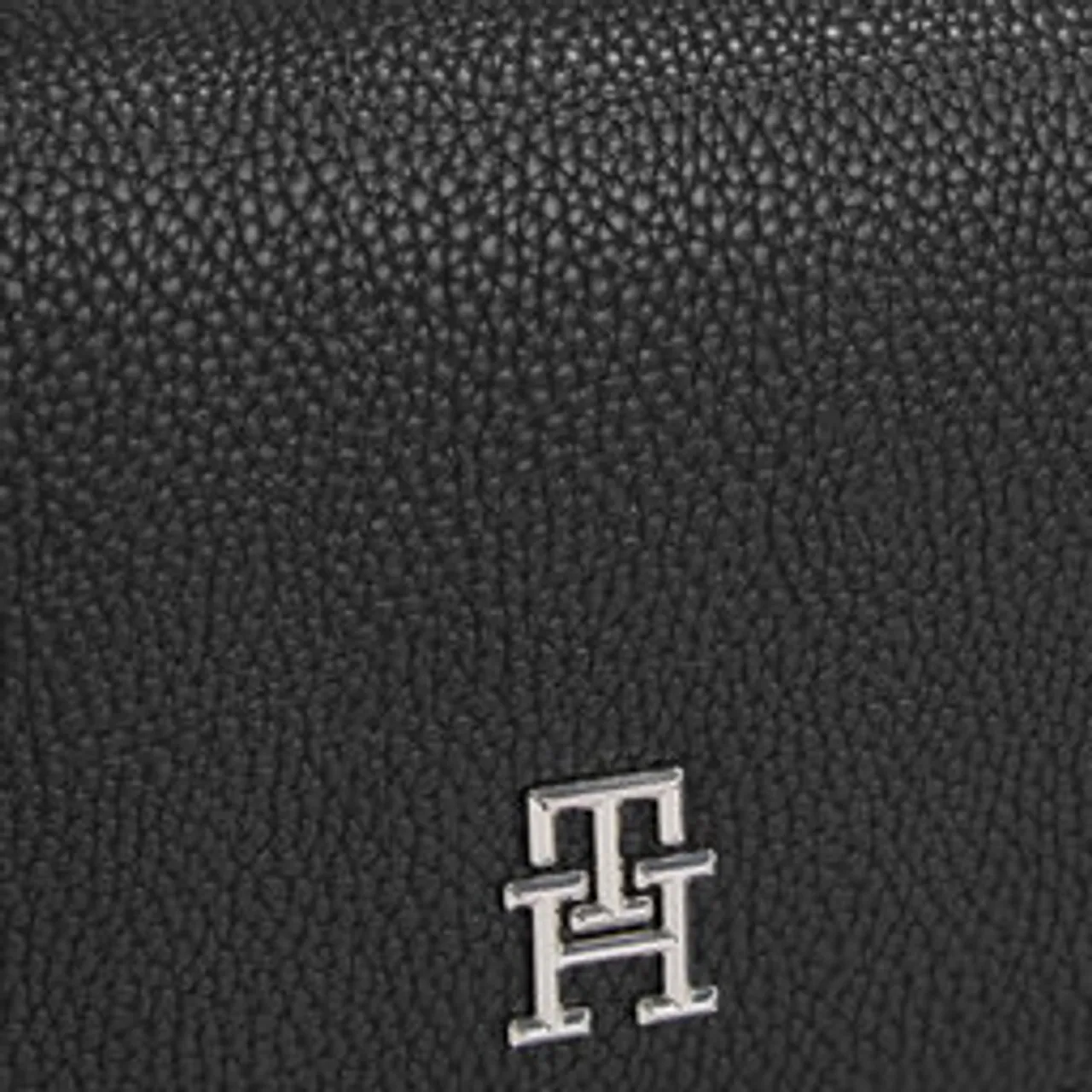 Handtasche Tommy Hilfiger Th Emblem Flap Crossover AW0AW15180 Black BDS