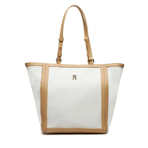 Handtasche Tommy Hilfiger Th Essential S Tote Cb AW0AW16415 Neutral Mix 0GB