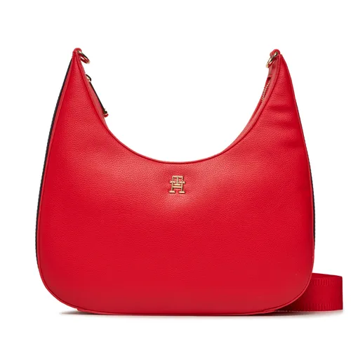 Handtasche Tommy Hilfiger Th Essential Sc Crossover Corp AW0AW16088 Fierce Red XND