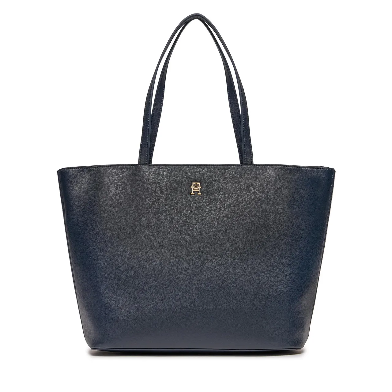 Handtasche Tommy Hilfiger Th Essential Sc Tote Corp AW0AW16089 Space Blue DW6