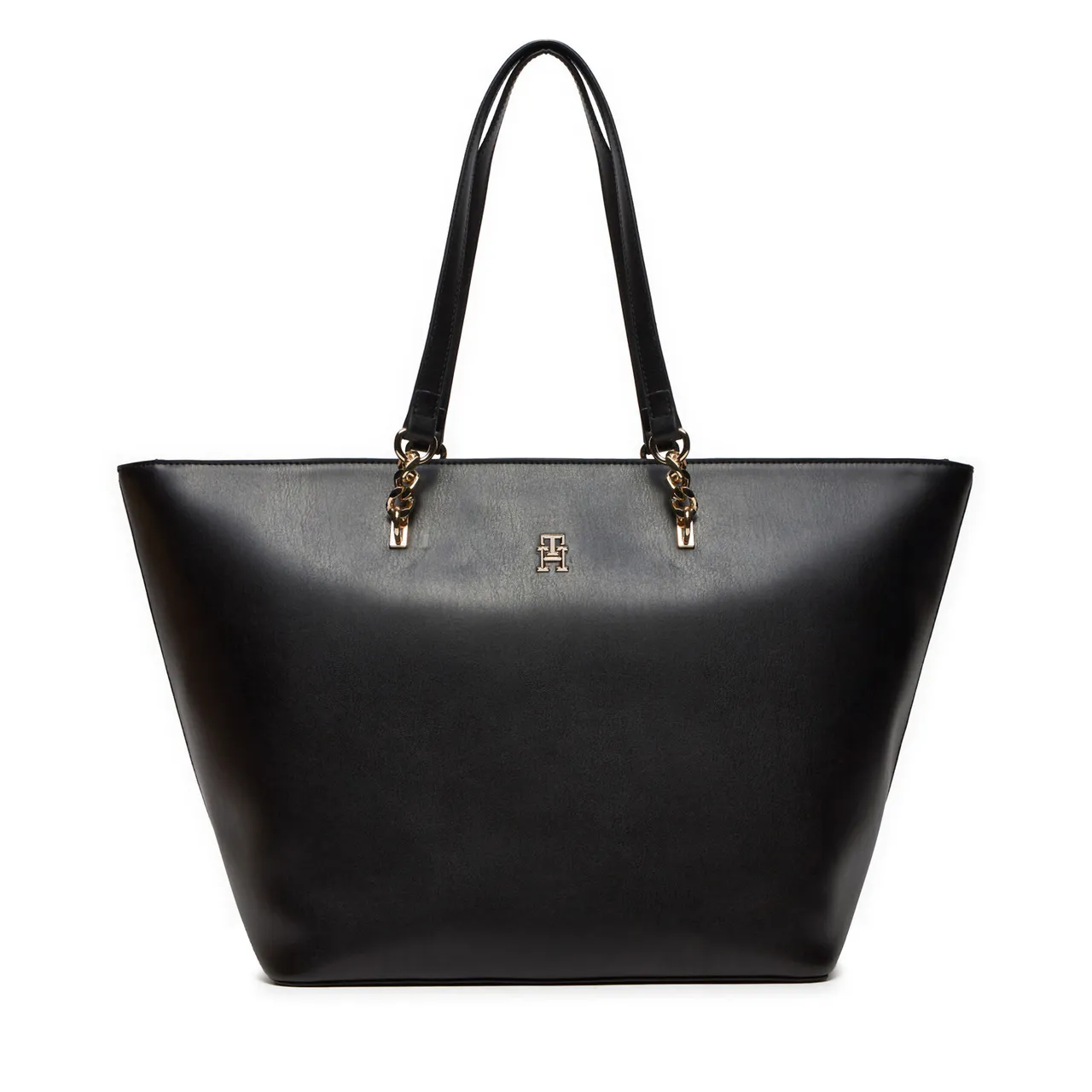 Handtasche Tommy Hilfiger Th Refined Tote AW0AW16112 Black BDS