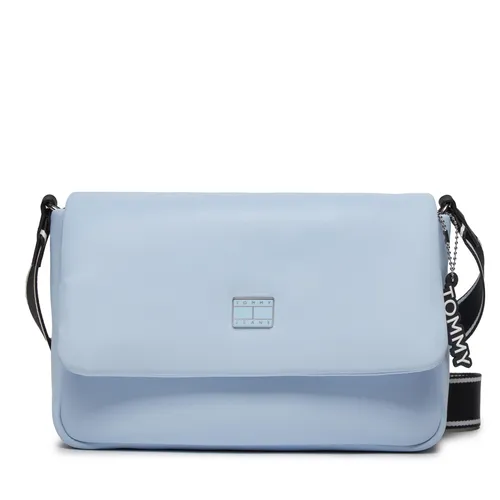 Handtasche Tommy Jeans Tjw City Girl Flap Crossover AW0AW16137 Breezy Blue C1O