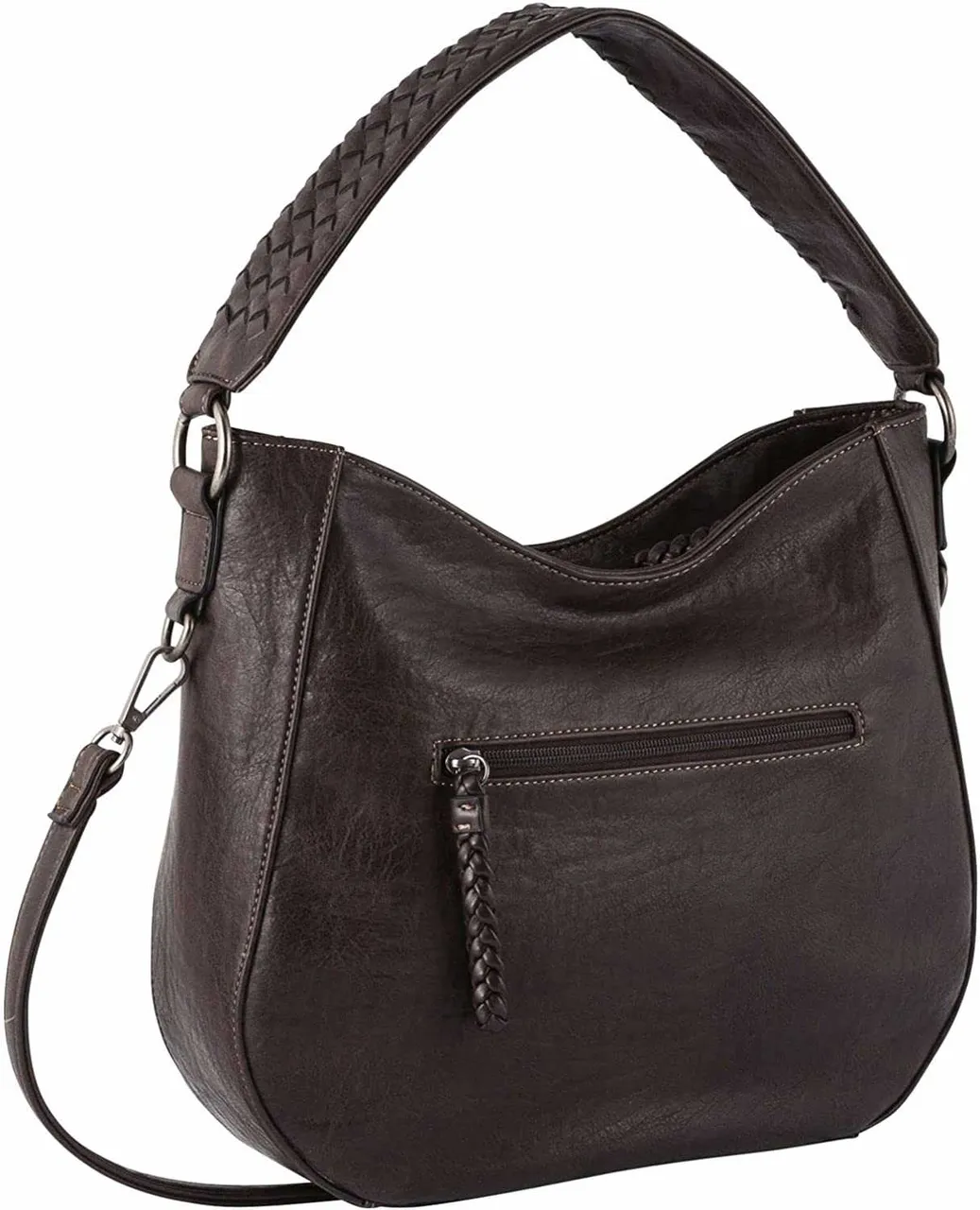 Handtaschen braun AYLA, Hobo bag, dark brown -