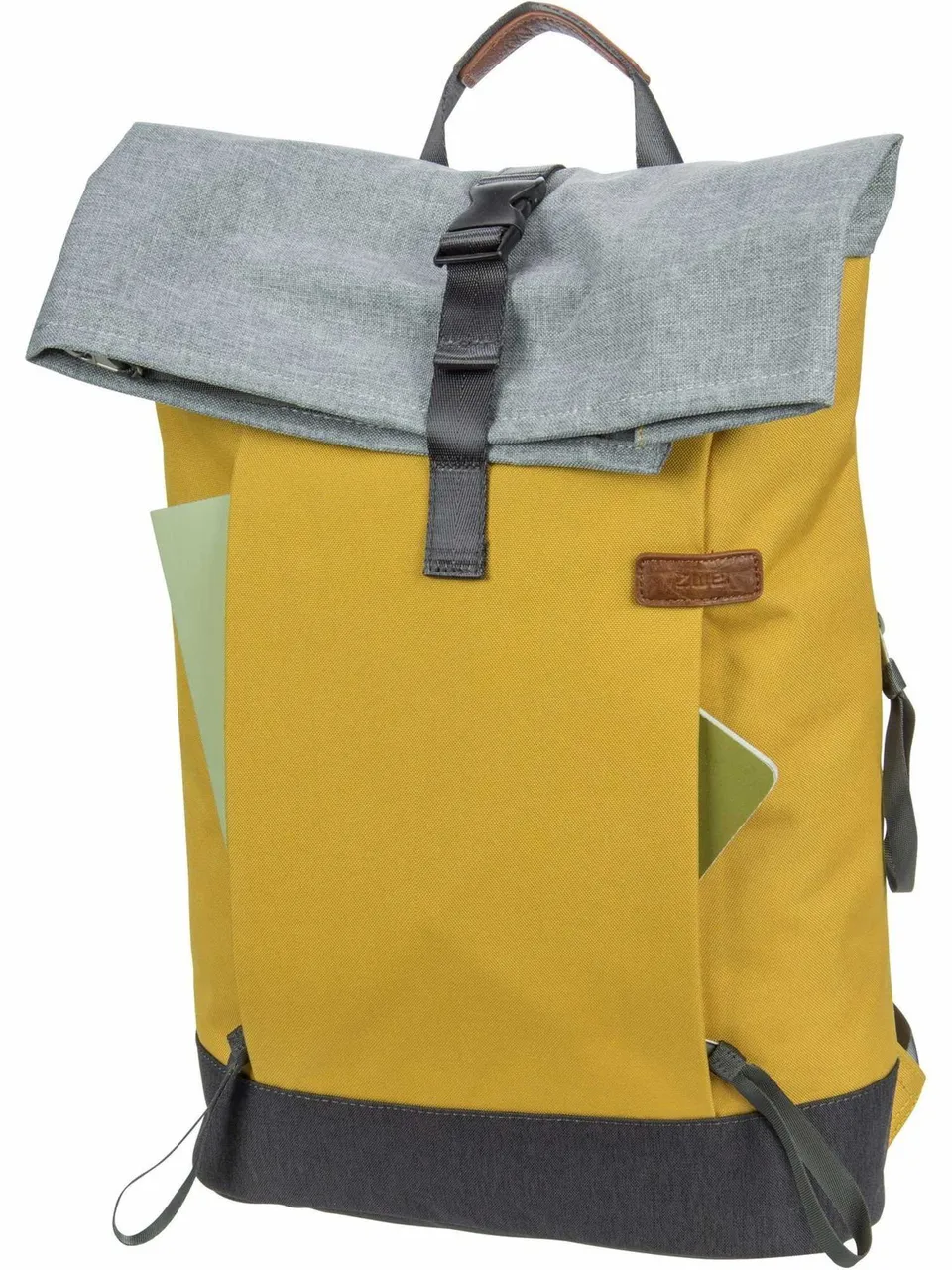 Handtaschen gelb Rucksack Roll -