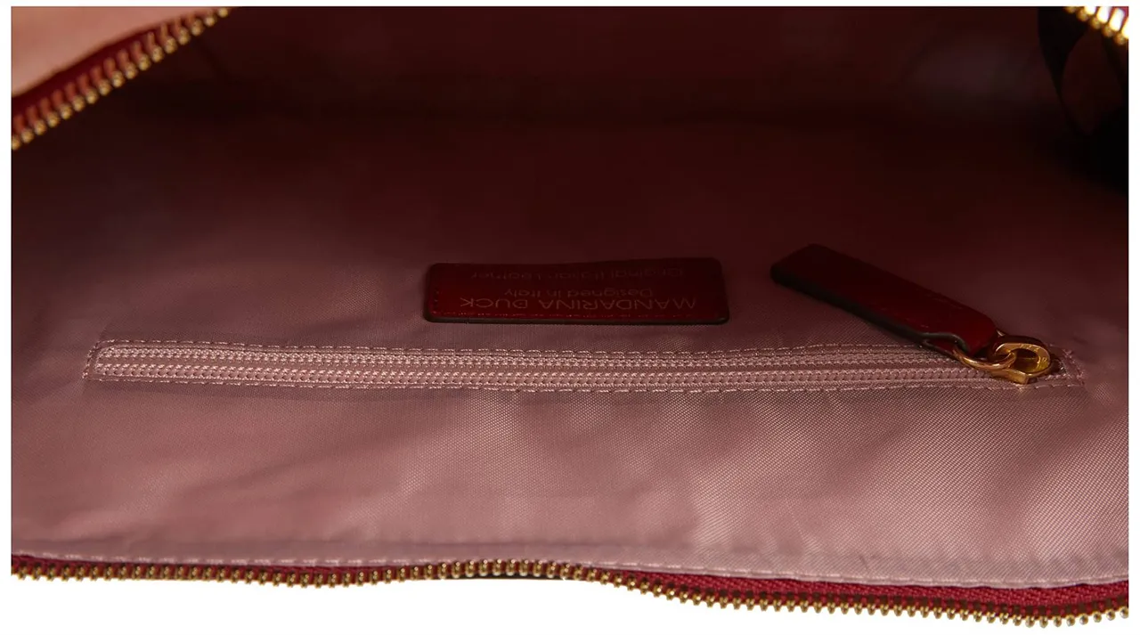 Handtaschen rot Leather Crossover -