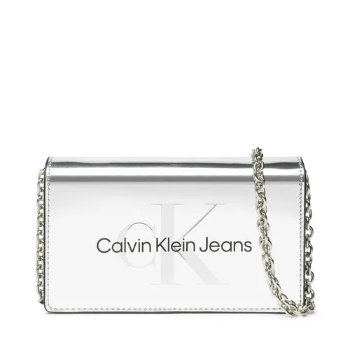 Handy-Etui Calvin Klein Jeans Sculpted Ew Flap Phone Cb Silver K60K610406 01O